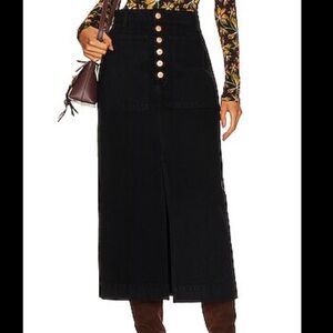 Ulla Johnson The Bea Skirt Noir